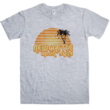 City Sunset Newcastle Mens T-Shirt 8Ball